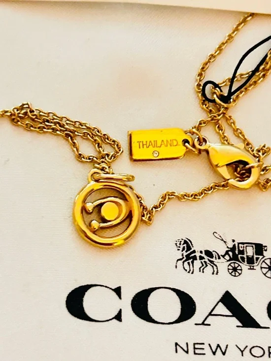 Coach Swarovski Crystal Necklace - Picture 7 of 11